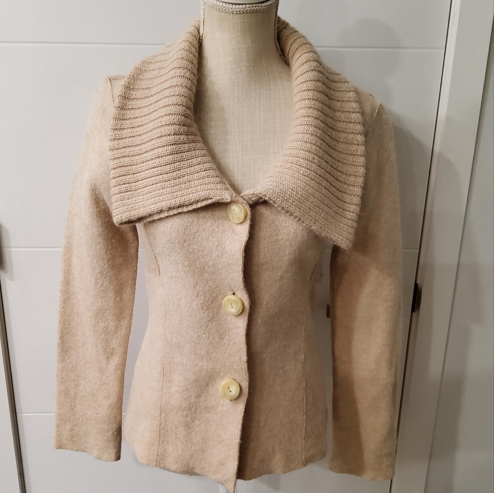 KUNA Boiled Wool Alpaca Jacket Size M